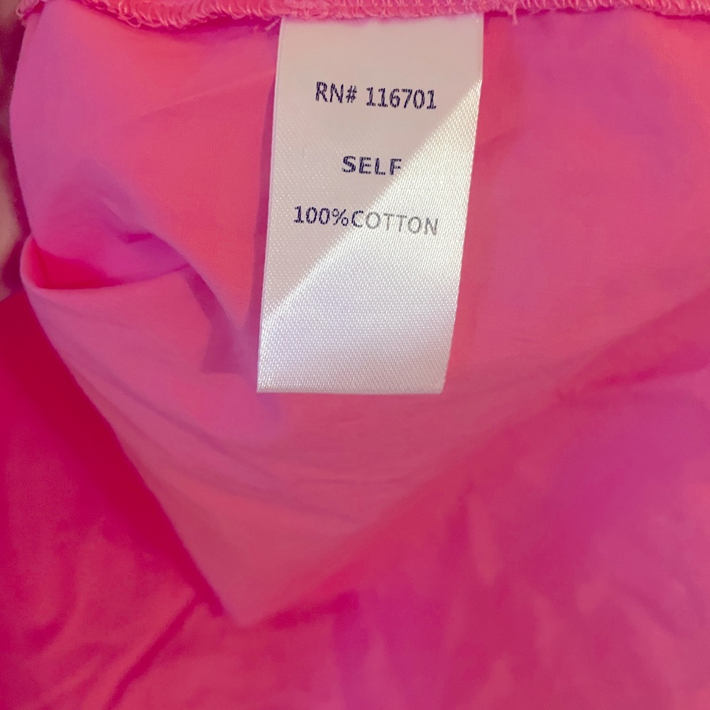 NWT Karlie Florence Pink Ruffle Button Up Top Small - Picture 9 of 10